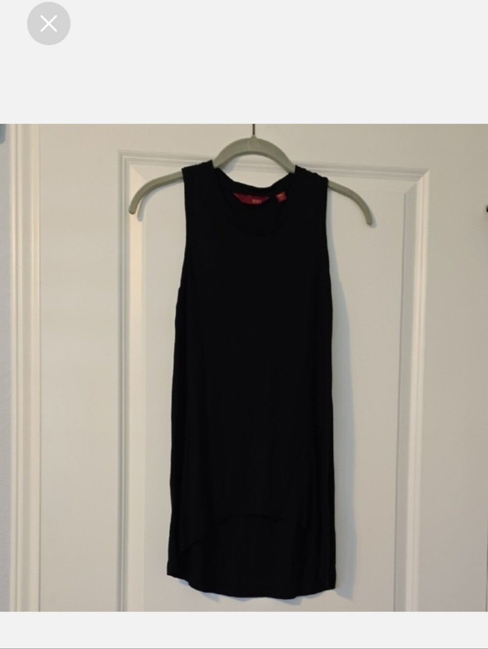 G.I.L.I. BUNDLE OF 5 Sleeveless Crewneck Tunic Tops High-Lo Hem XXS